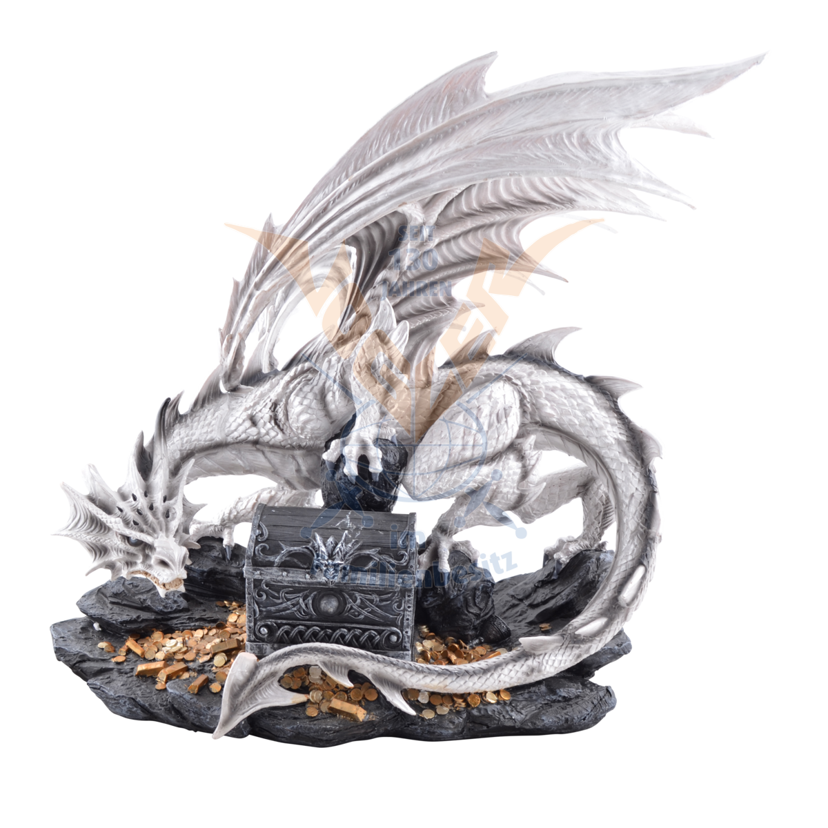 Large Dragon Treasure Sculpture 50cm 770-0101