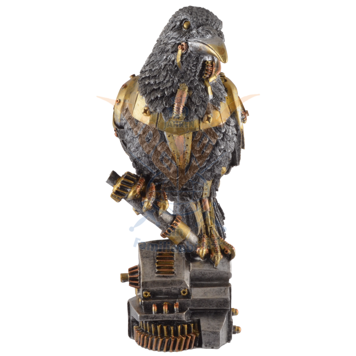 Steampunk Raven Sculpture 27cm 839-4195