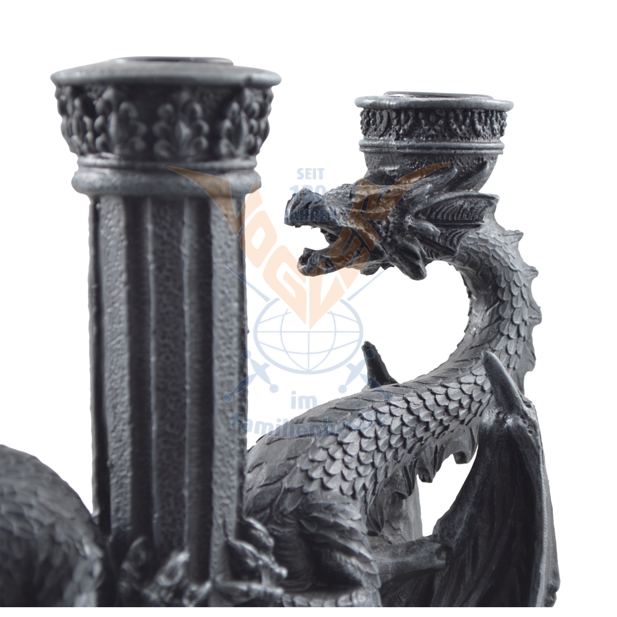3 Armed Dragon Candlestick 29cm 839-9280