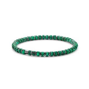 Frank 1967 Steel & Colored Beads Bracelet 7FB-0597