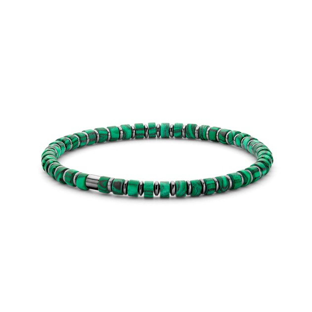 Frank 1967 Steel & Colored Beads Bracelet 7FB-0597