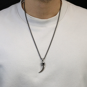 Frank 1967 Cross Dog Tag Pendant Necklace 7FN-0008