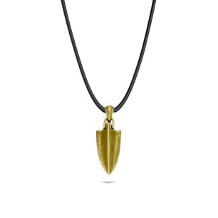 Frank 1967 Arrowhead Pendant Leather Necklace 7FN-0031