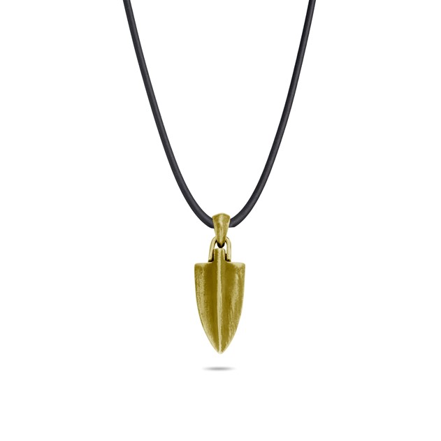 Frank 1967 Arrowhead Pendant Leather Necklace 7FN-0031