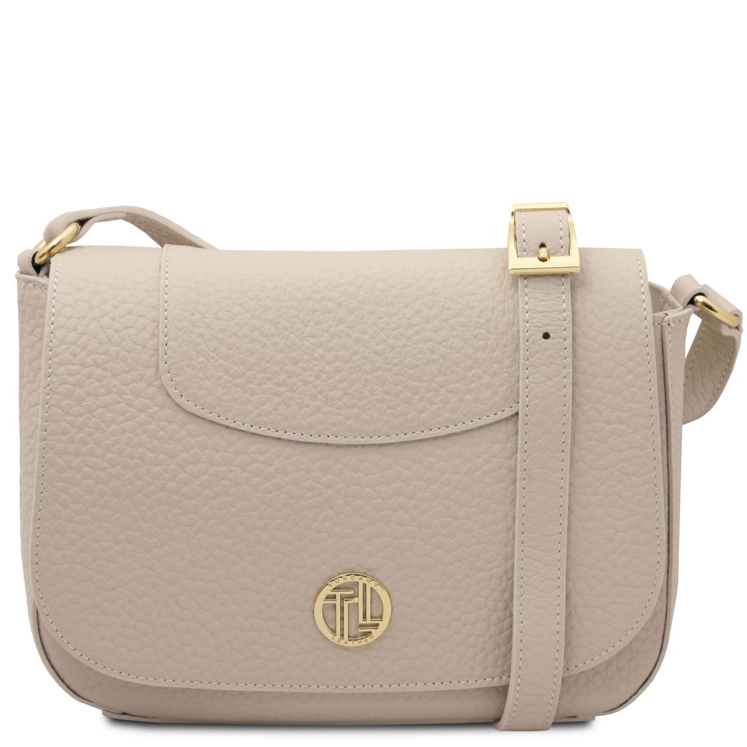 Tuscany Leather Sella Shoulderbag Beige TL142506