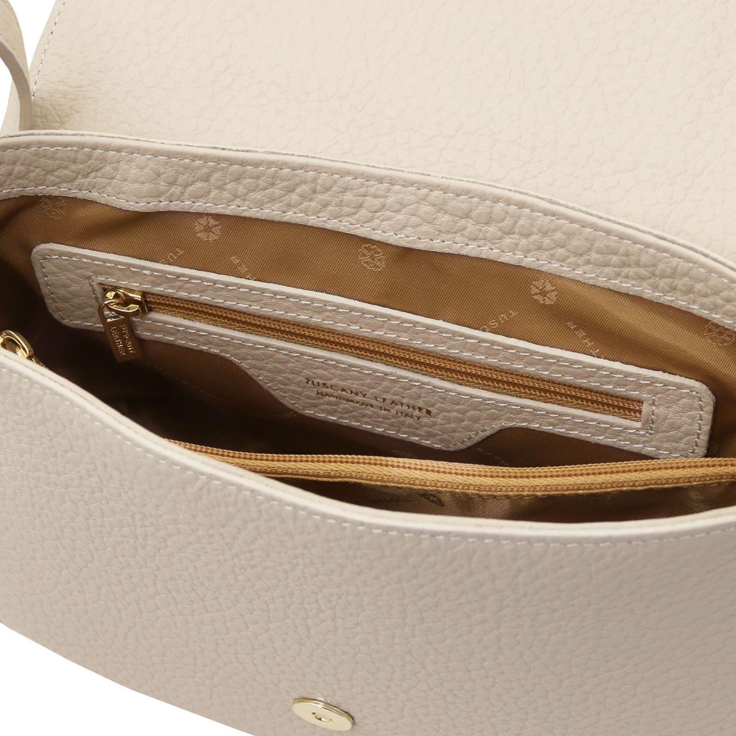 Tuscany Leather Sella Shoulderbag Beige TL142506