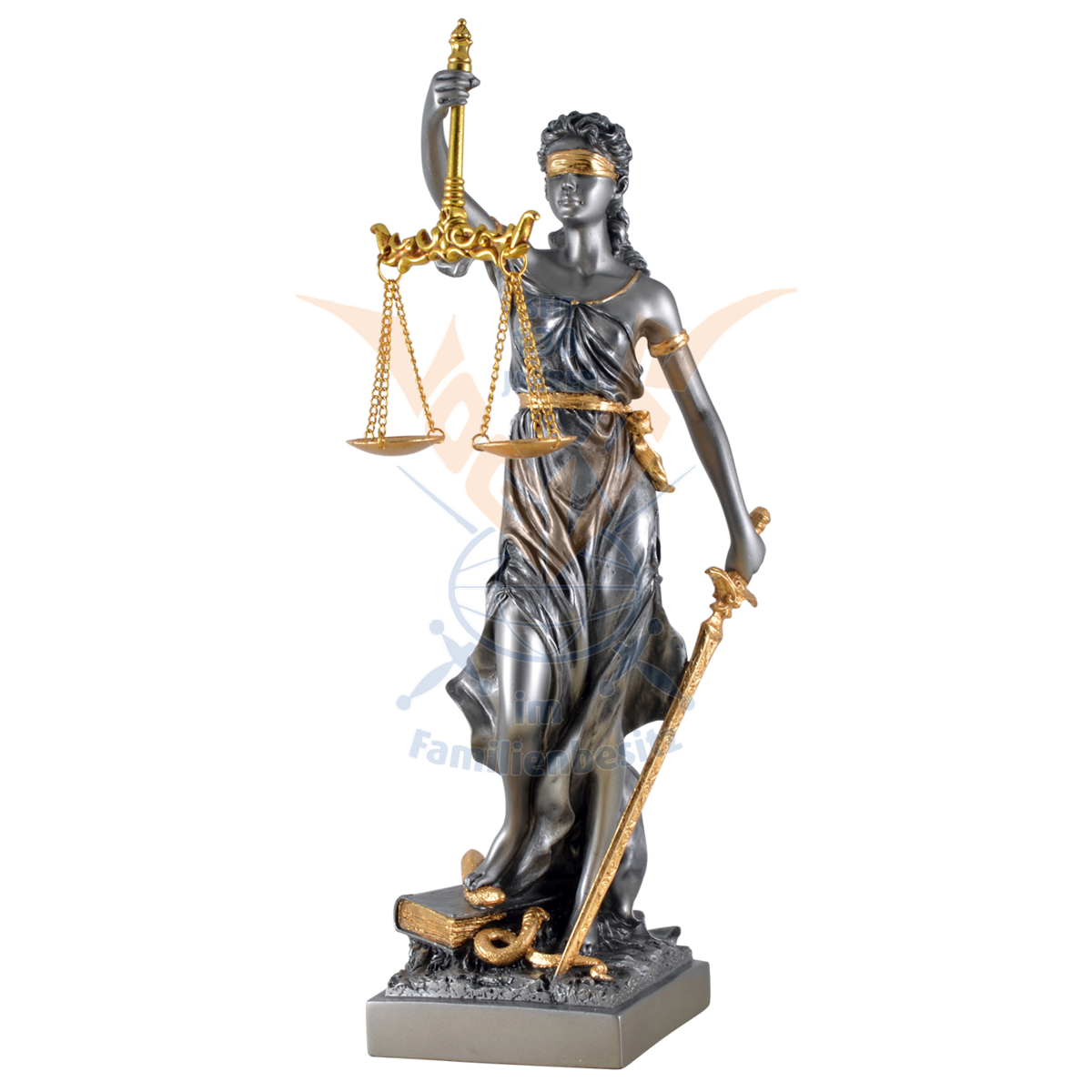 Justitia Roman Goddess of Justice Sculpture 33cm 708-7183