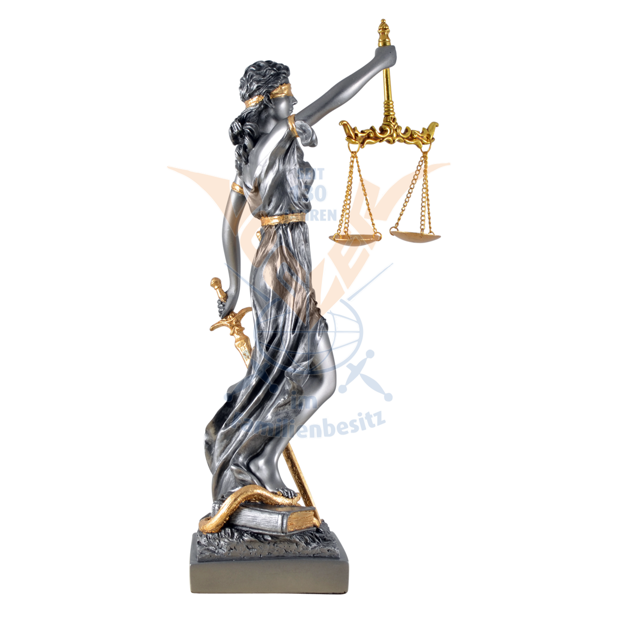 Justitia Roman Goddess of Justice Sculpture 33cm 708-7183