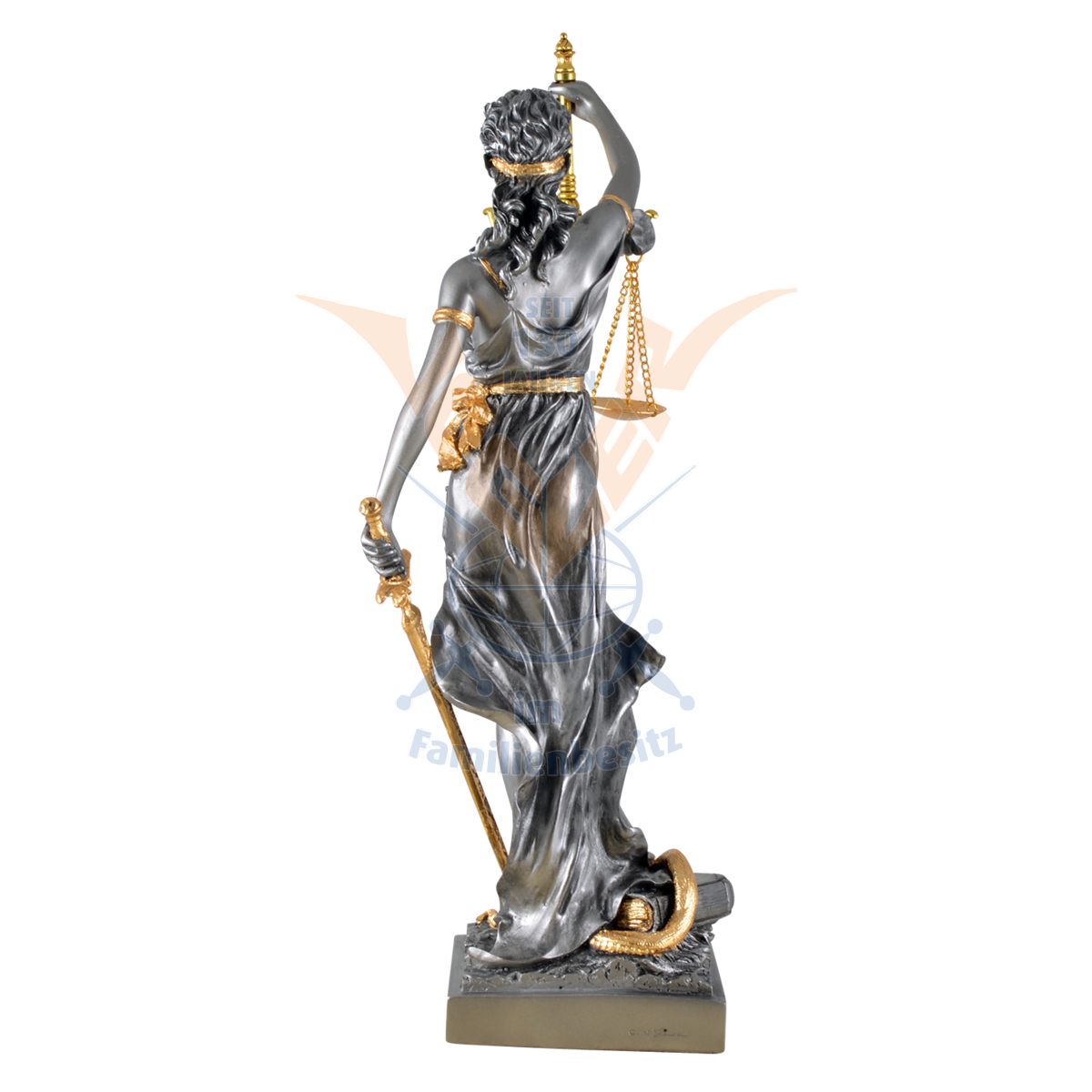 Justitia Roman Goddess of Justice Sculpture 33cm 708-7183
