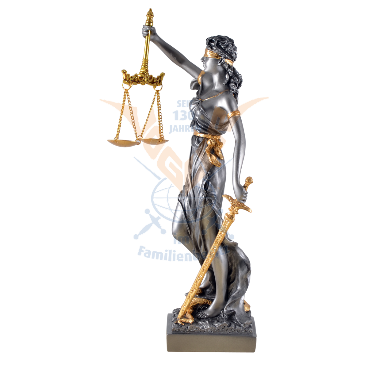 Justitia Roman Goddess of Justice Sculpture 33cm 708-7183