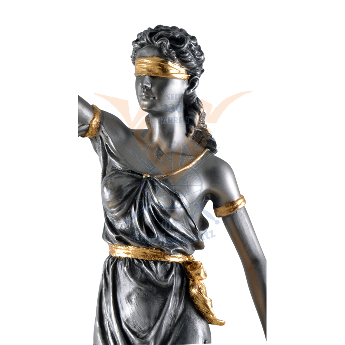 Justitia Roman Goddess of Justice Sculpture 33cm 708-7183