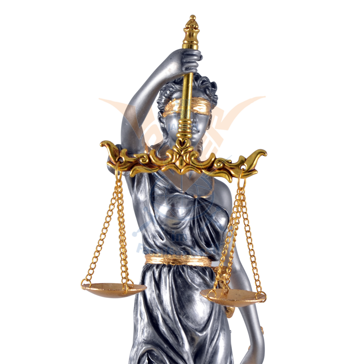 Justitia Roman Goddess of Justice Sculpture 33cm 708-7183