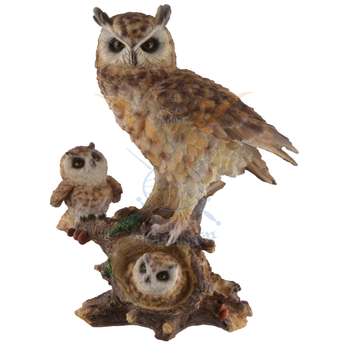 Large Long-Eared Owl Sculpture 31cm 839-1977