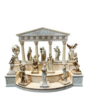 12 Greek Gods + Temple of Olympus Set 708-78463