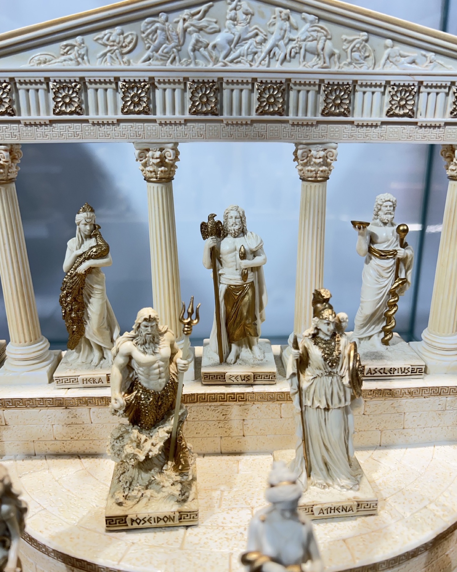 12 Greek Gods + Temple of Olympus Set 708-78463