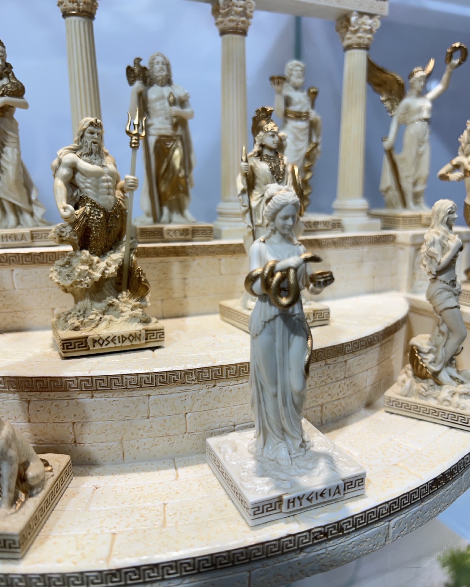 12 Greek Gods + Temple of Olympus Set 708-78463