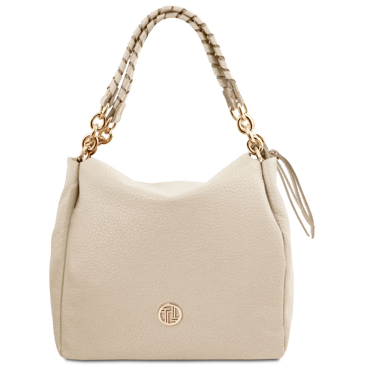 Tuscany Leather Amy Shopping Bag Beige TL142385