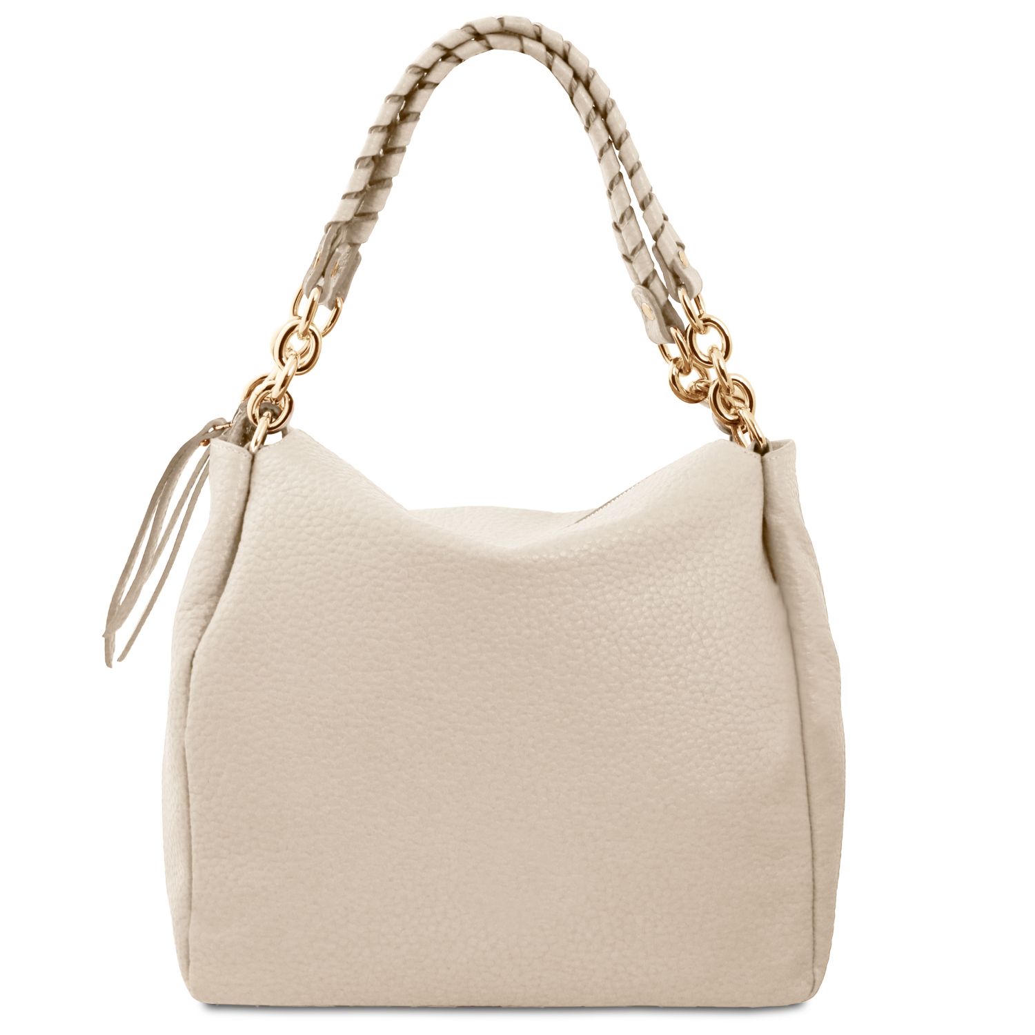 Tuscany Leather Amy Shopping Bag Beige TL142385