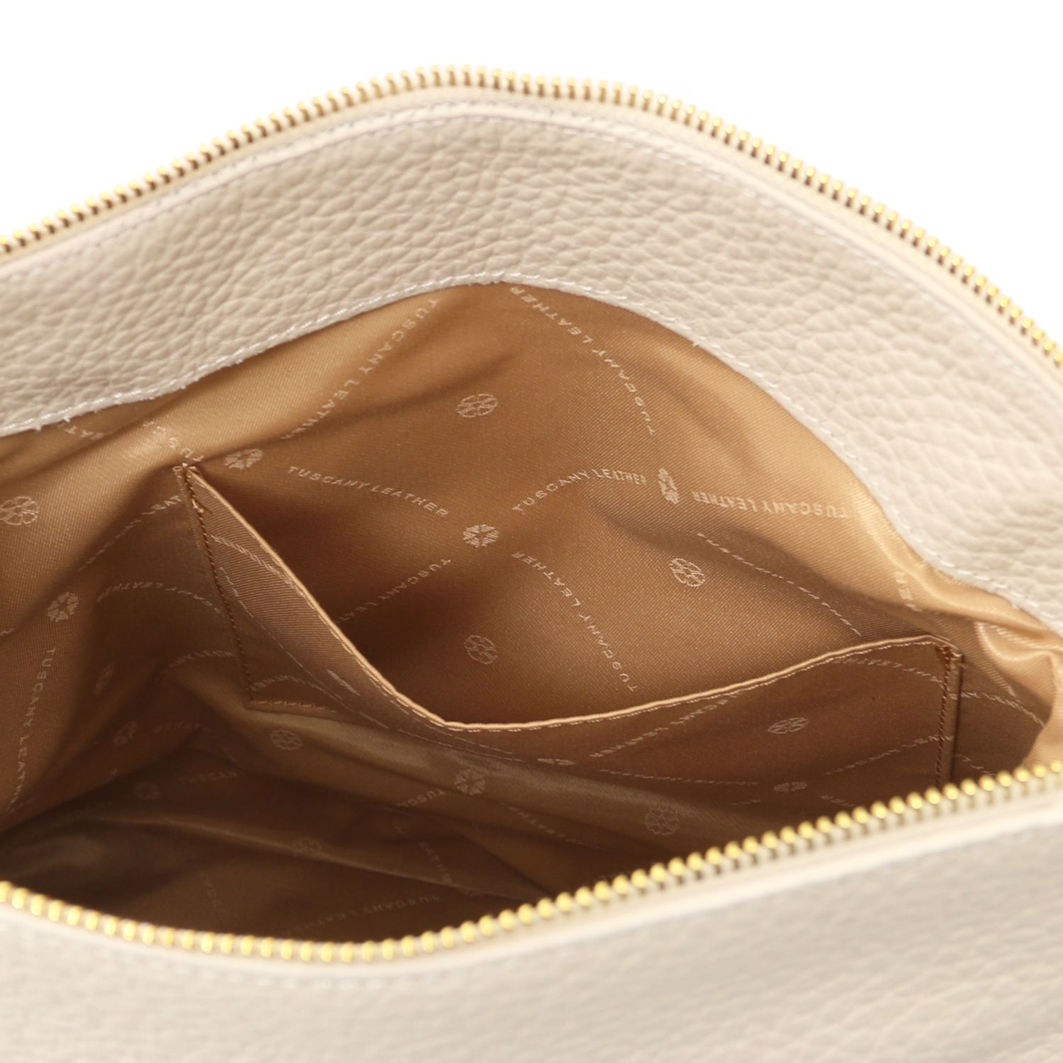 Tuscany Leather Amy Shopping Bag Beige TL142385