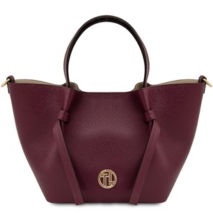 Tuscany Leather Legame Handbag Bordeaux Small TL142482