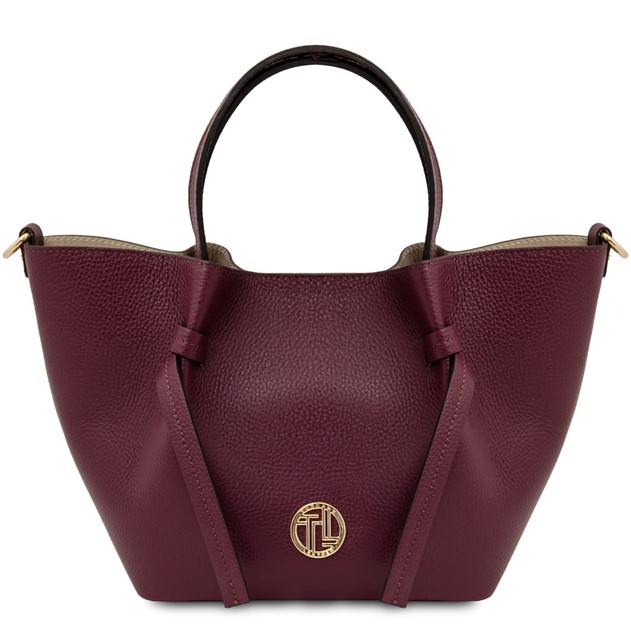 Tuscany Leather Legame Handbag Bordeaux Small TL142482