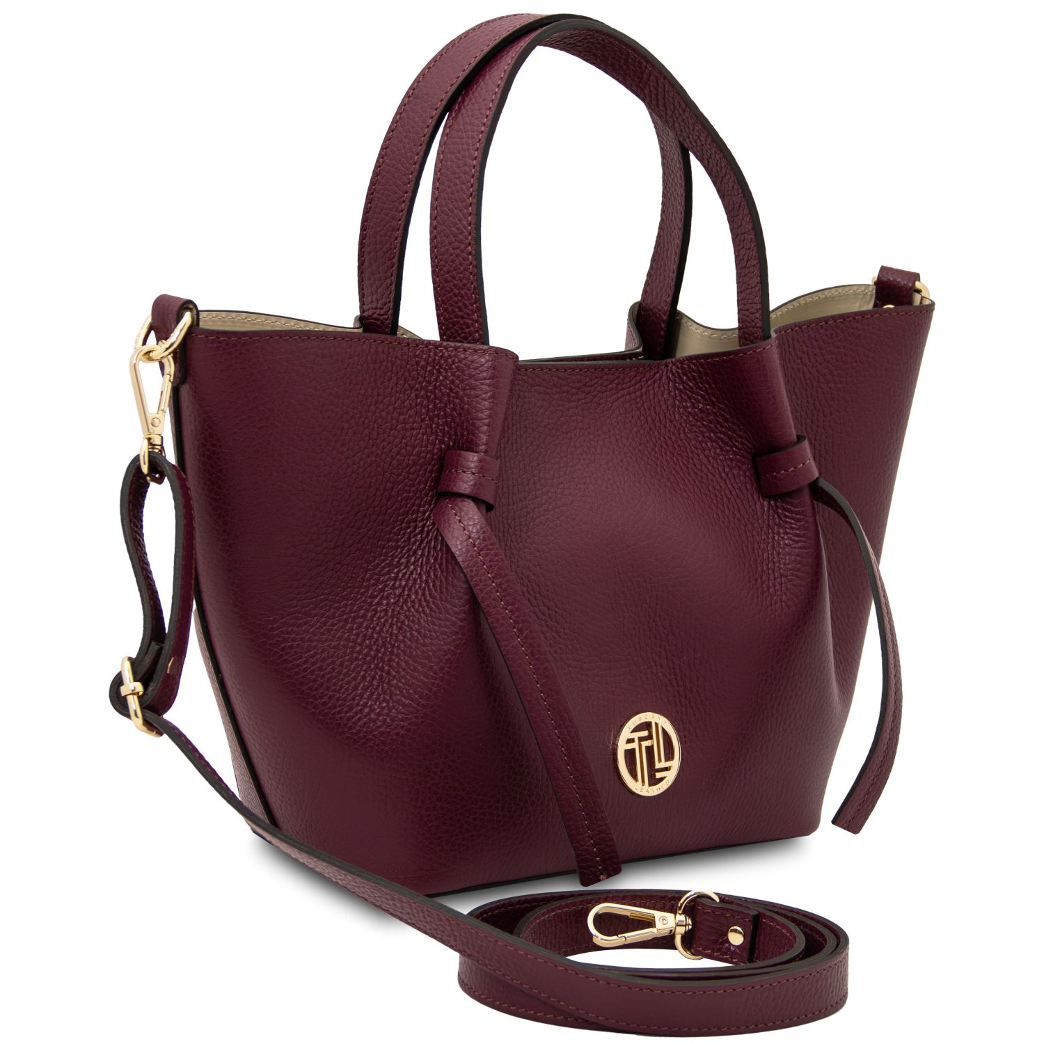 Tuscany Leather Legame Handbag Bordeaux Small TL142482