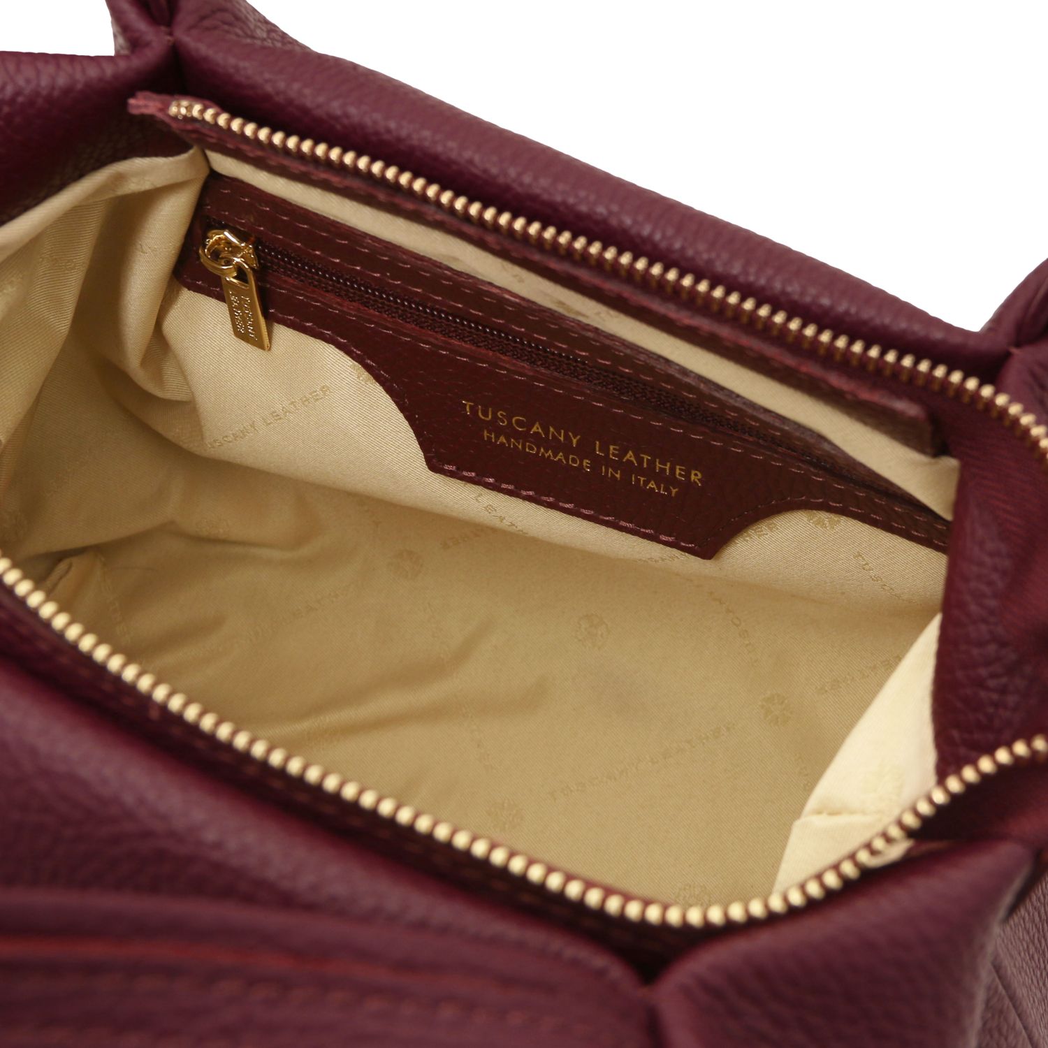 Tuscany Leather Nora Hand Bag Bordeaux TL142372