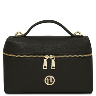 Tuscany Leather Scrigno Shoulderbag Black TL142484