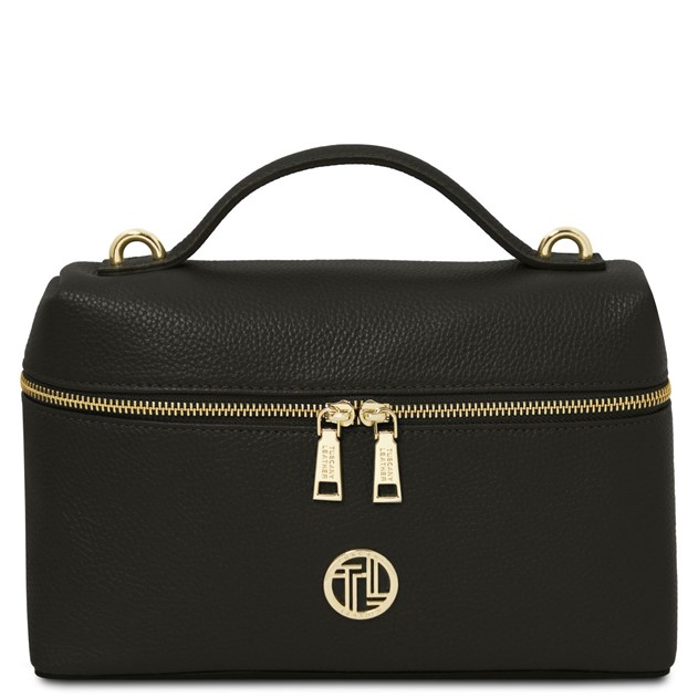 Tuscany Leather Scrigno Shoulderbag Black TL142484