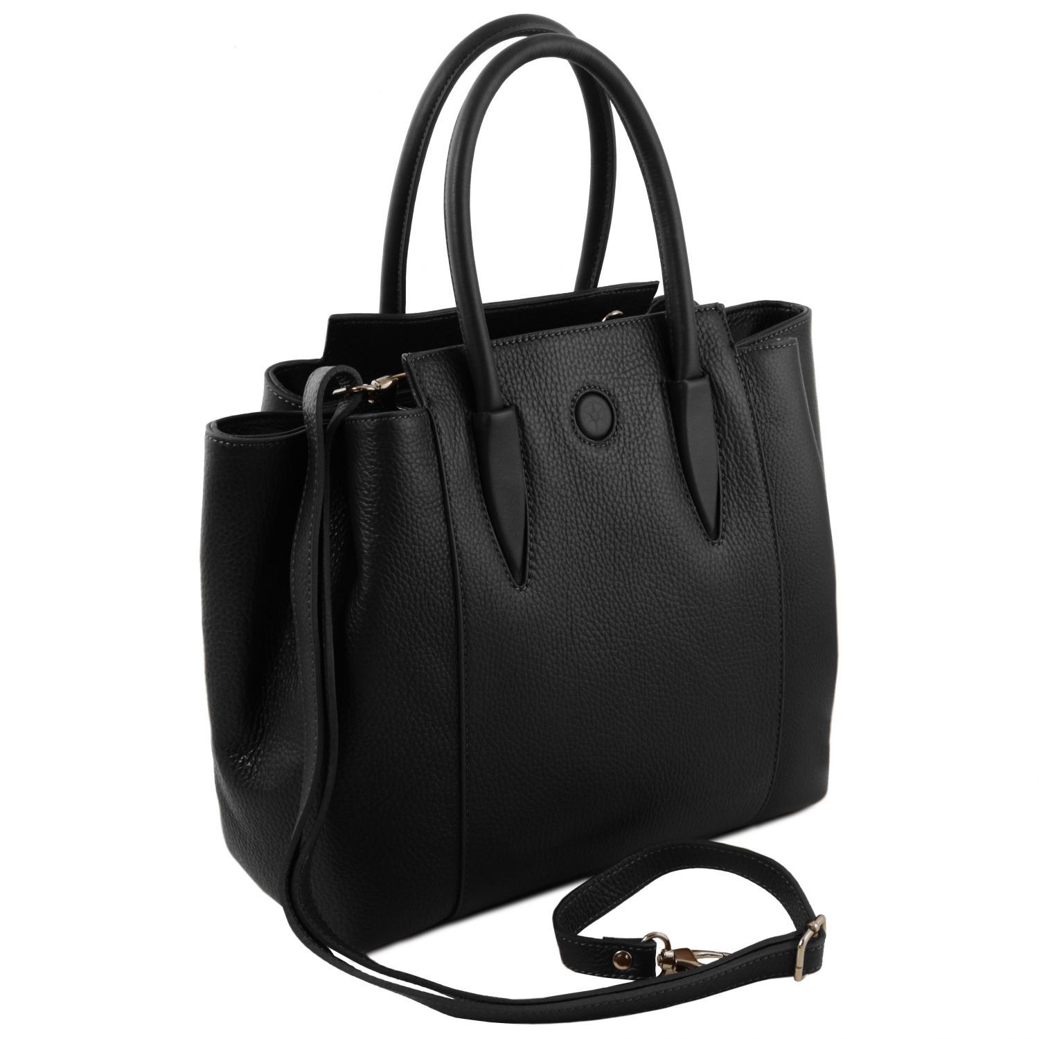 Tuscany Leather Tulipan Handbag Black TL141727