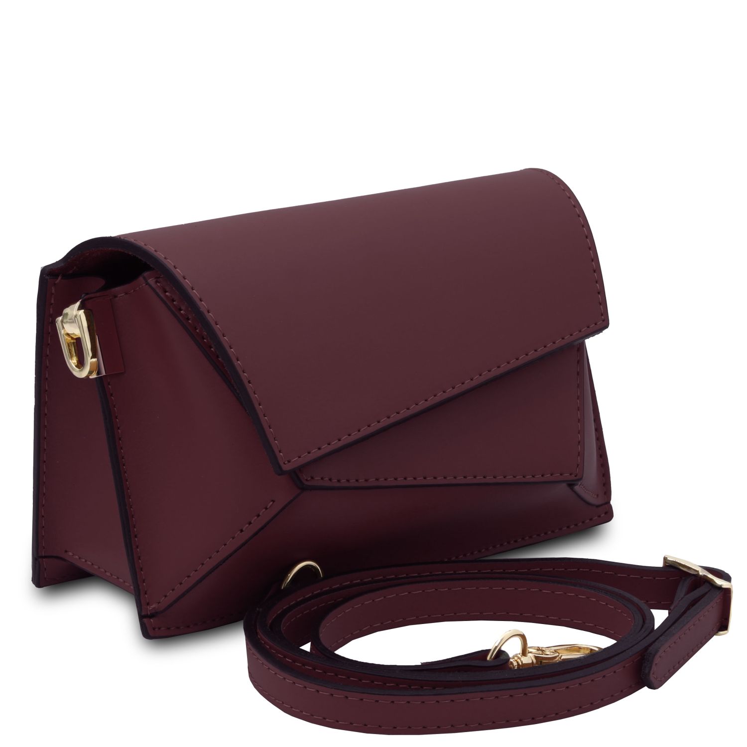 Tuscany Leather TL Crossbody Bag Bordeaux TL142253