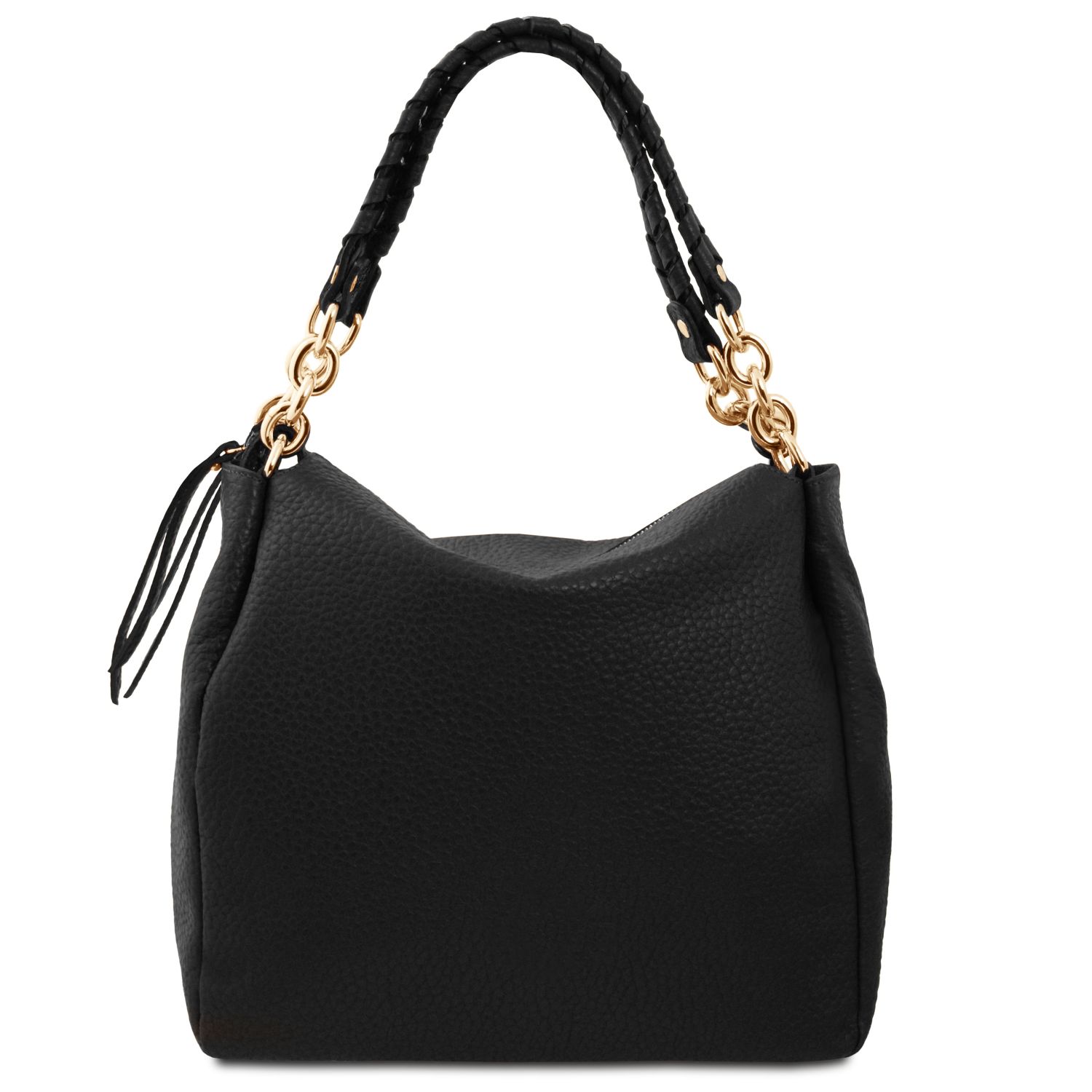 Tuscany Leather Amy Shopping Bag Black TL142385