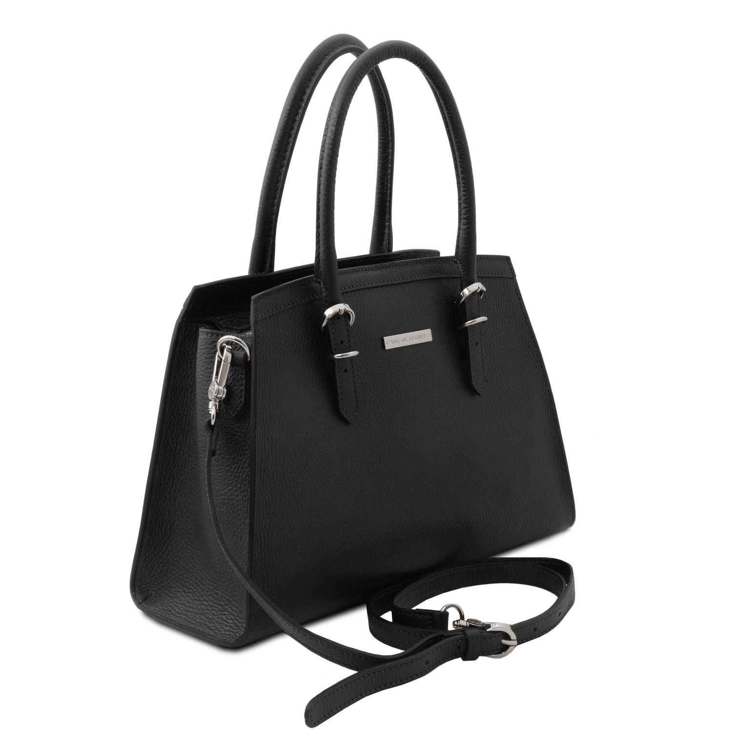 Tuscany Leather TL Handbag Black TL142147