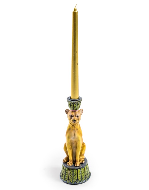 Leopard Candleholder CRT108