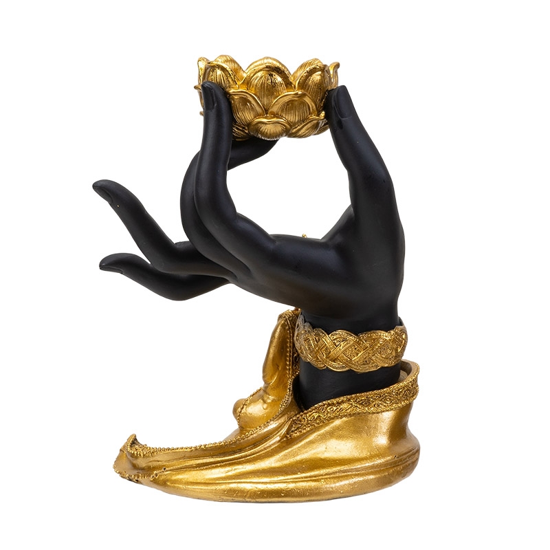 Buddha Hand Candleholder 18cm 14711