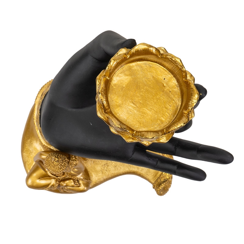 Buddha Hand Candleholder 18cm 14711