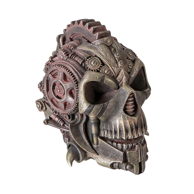 Diesel Punk Skull Sculpture 15793