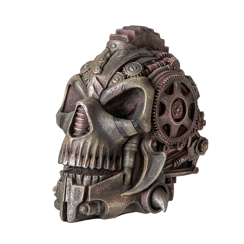 Diesel Punk Skull Sculpture 15793