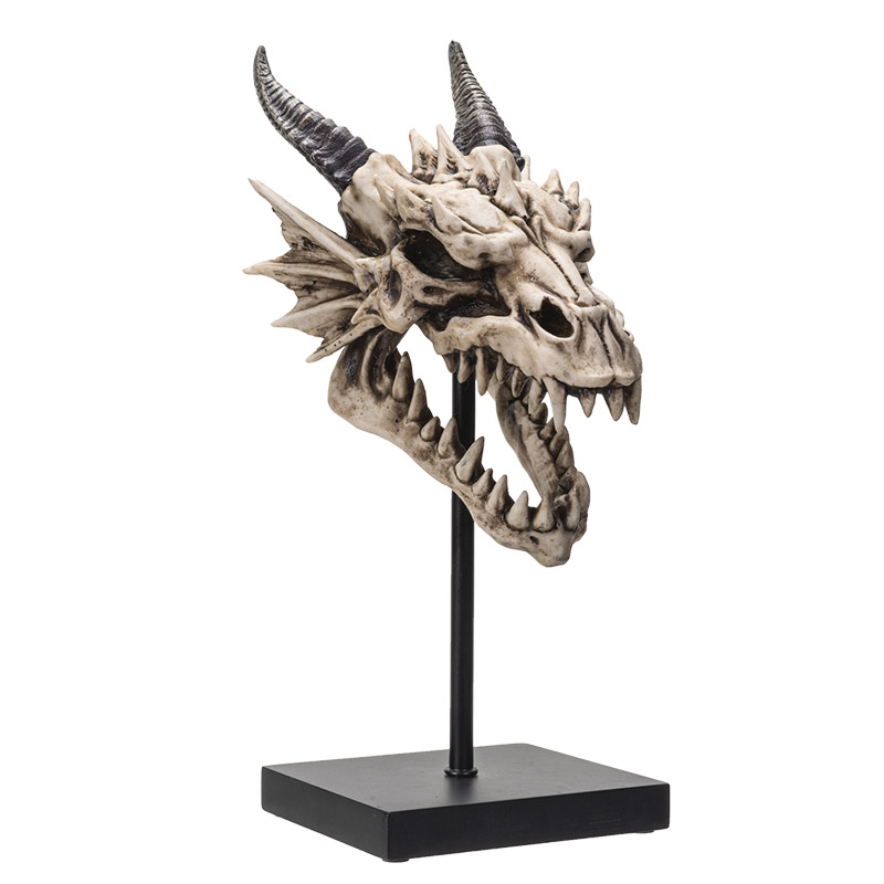 Dragon Skull Sculpture 32cm 14525