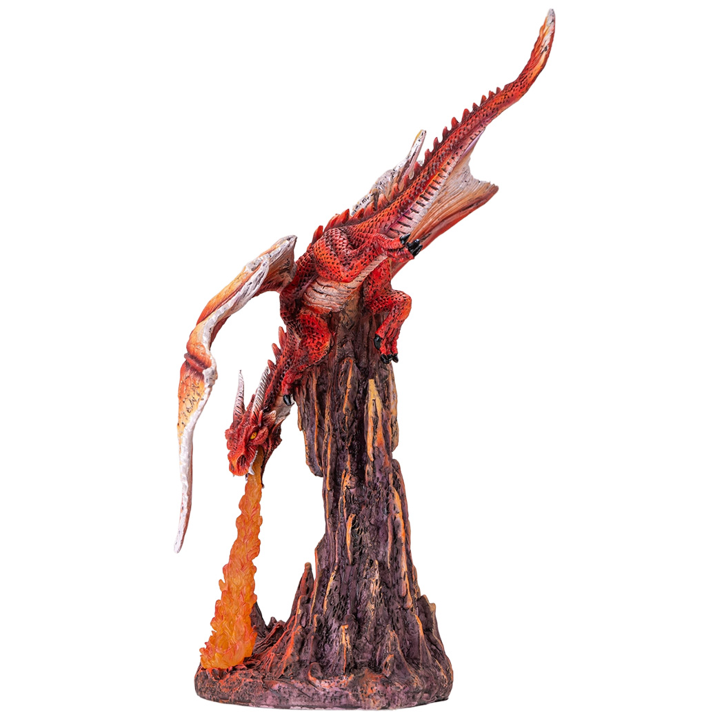 Fire Dragon Sculpture 34cm 15778