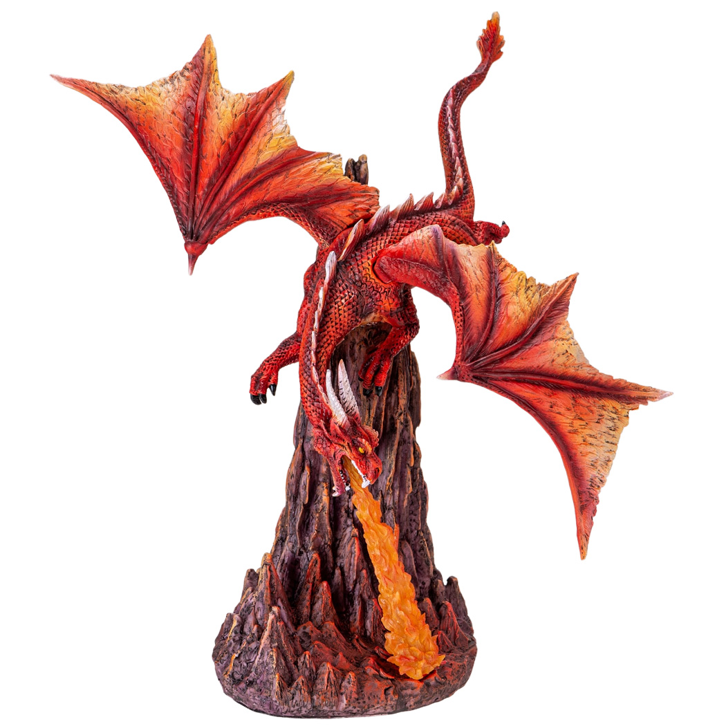Fire Dragon Sculpture 34cm 15778