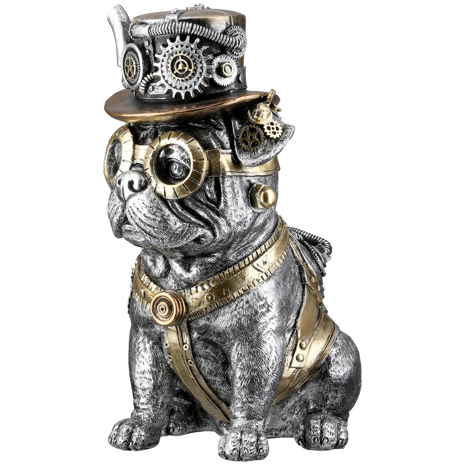Steampunk Pug Sculpture 58720