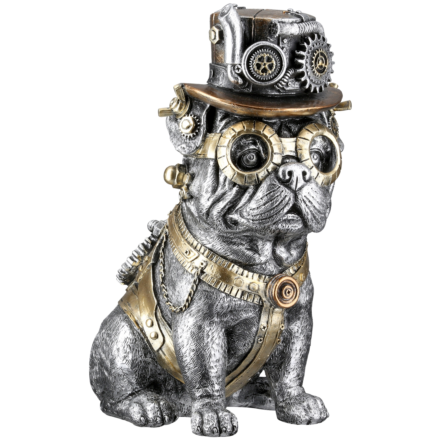Steampunk Pug Sculpture 58720