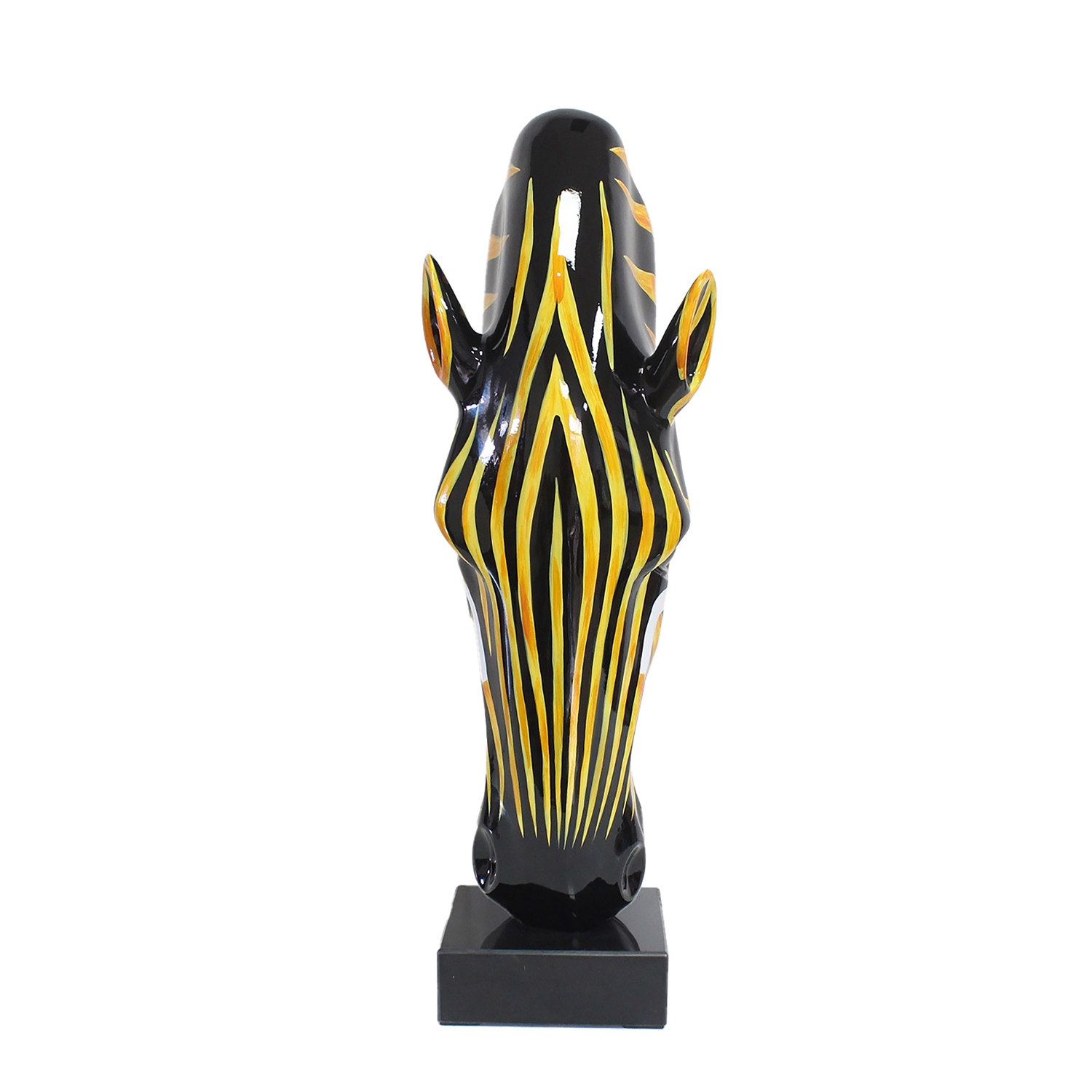 Large Zebra Head Sculpture 50cm 60095