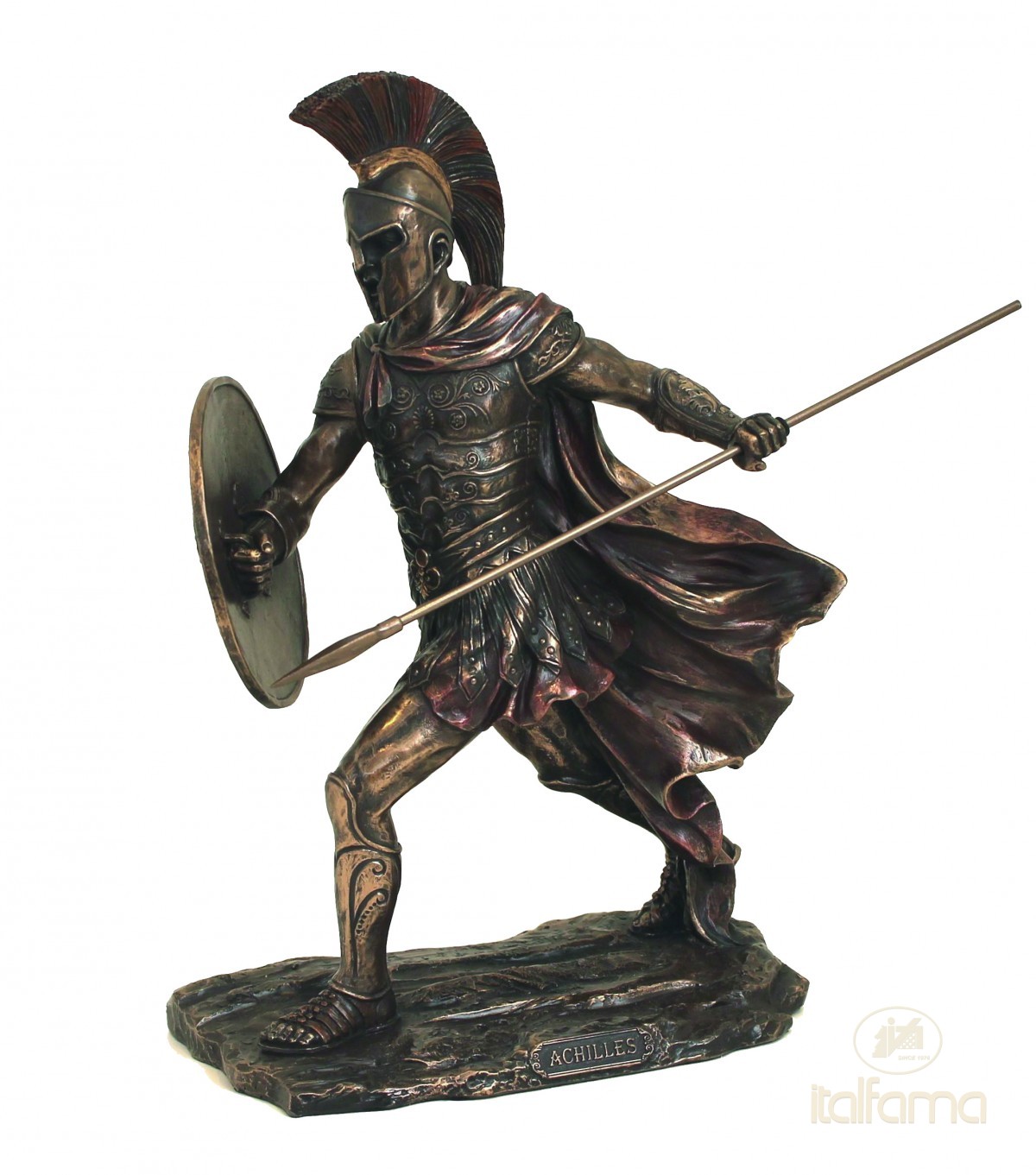 Achilles Fighting Sculpture 29cm SR76231