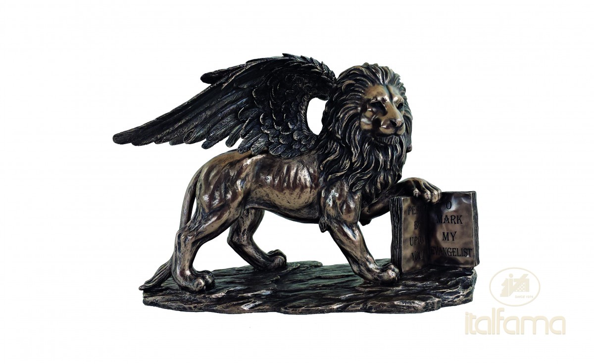 St. Mark Lion Sculpture 18cm SR77040