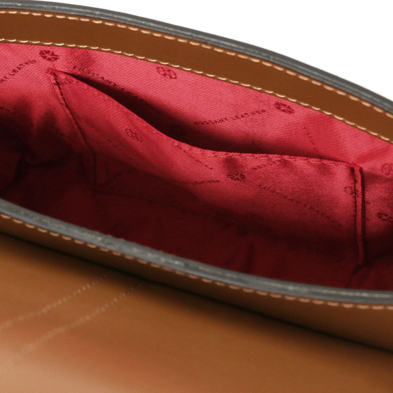 Tuscany Leather Nausica Shoulder Bag Cognac TL141598