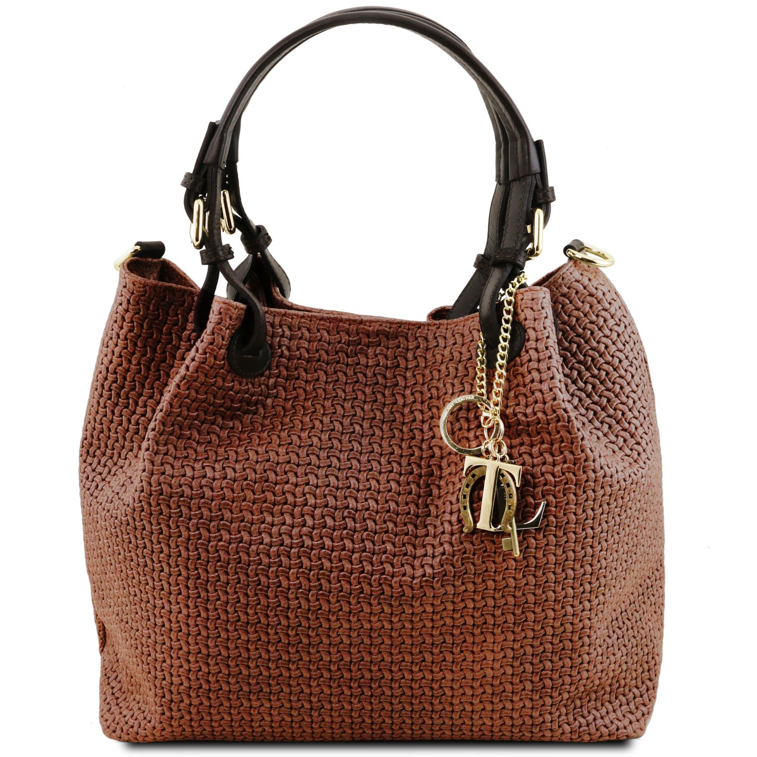 Tuscany Leather TL Keyluck Handbag Cinnamon TL141573