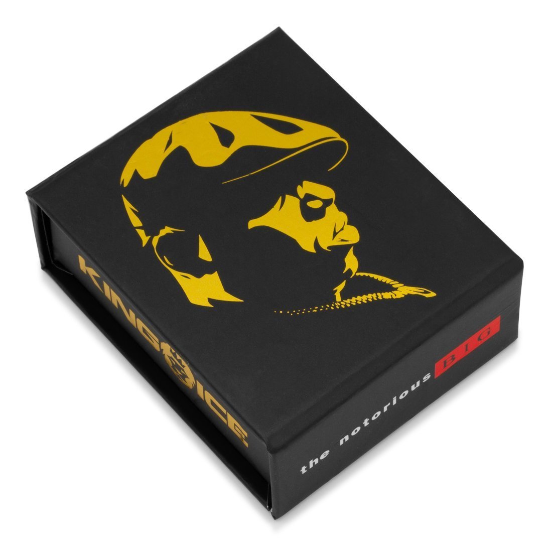 King Ice White Gold Plated Notorious Biggie Drip Necklace NKX14047