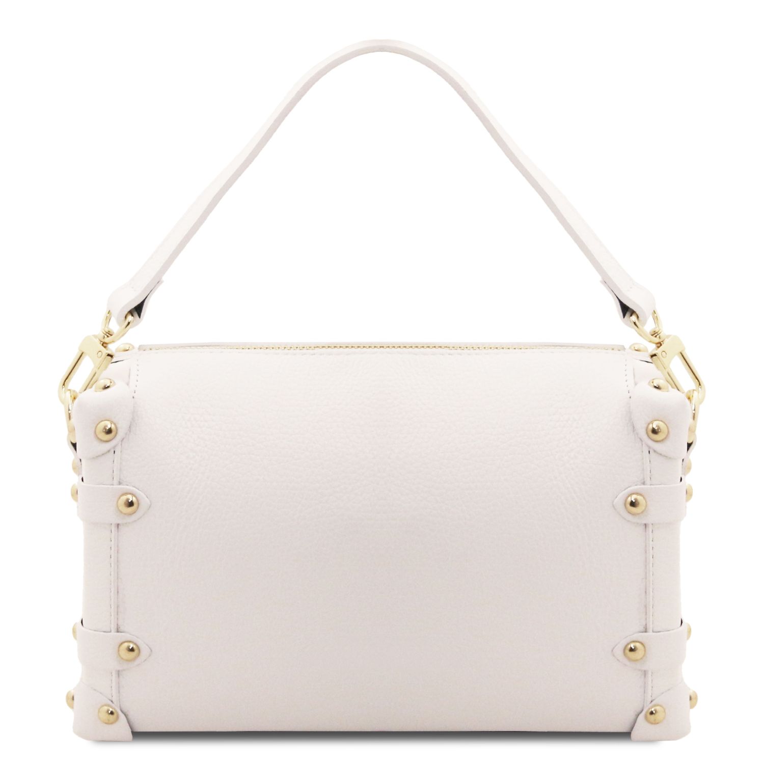 Tuscany Leather Praline Duffle Bag White TL142422